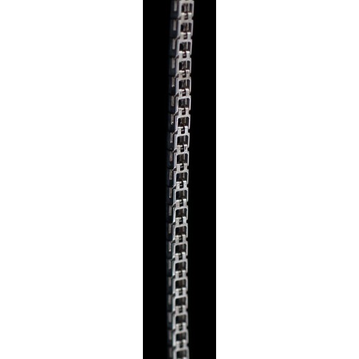 Bracelet Ligne Saphirs Rose