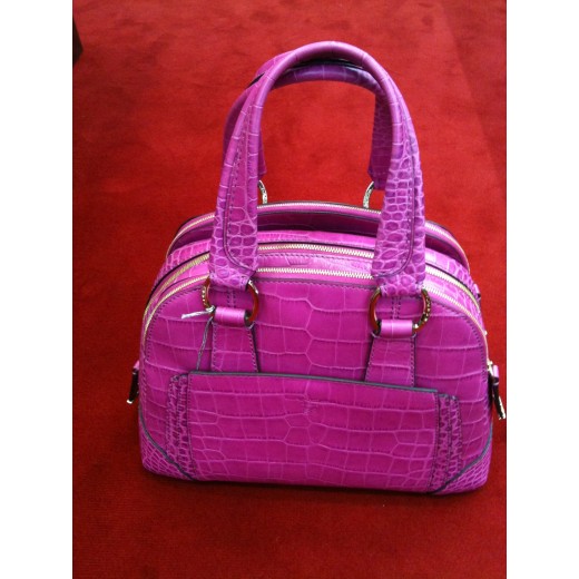 Sac Lancel Adjani en cuir rose