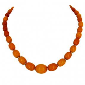 Collier Ancien en Ambre en...