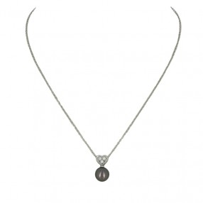 Collier Centre en Or Perle...