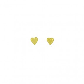 Boucles d'Oreilles Cœur en Or