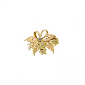 Broche Ancienne Fleur en...