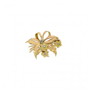 Broche Ancienne Fleur en...