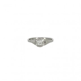 Bague Ancienne Solitaire en...