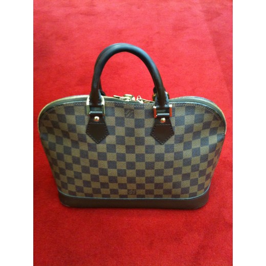 Sac Louis Vuitton "Alma" toile damier