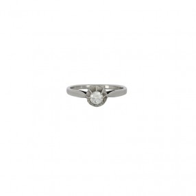 Bague Solitaire Vintage en...