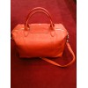 Sac Longchamp pliage cuir orange