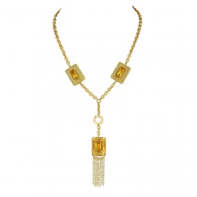 Collier Long Vintage en Or...