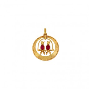 Pendentif Vintage Oiseaux...