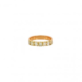 Bague Demi Alliance en Or...