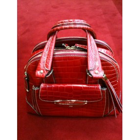 Sac Lancel "Adjani" rouge