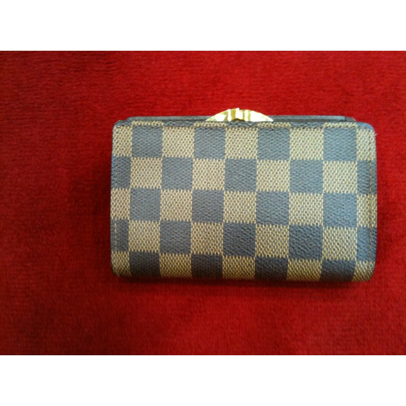 Louis Vuitton Damier Ebene Porte-Monnaie Viennois French Wallet