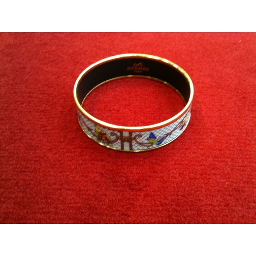 Bracelet Hermès large en émail