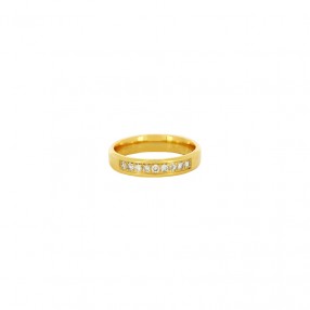 Bague Demi Alliance en Or...