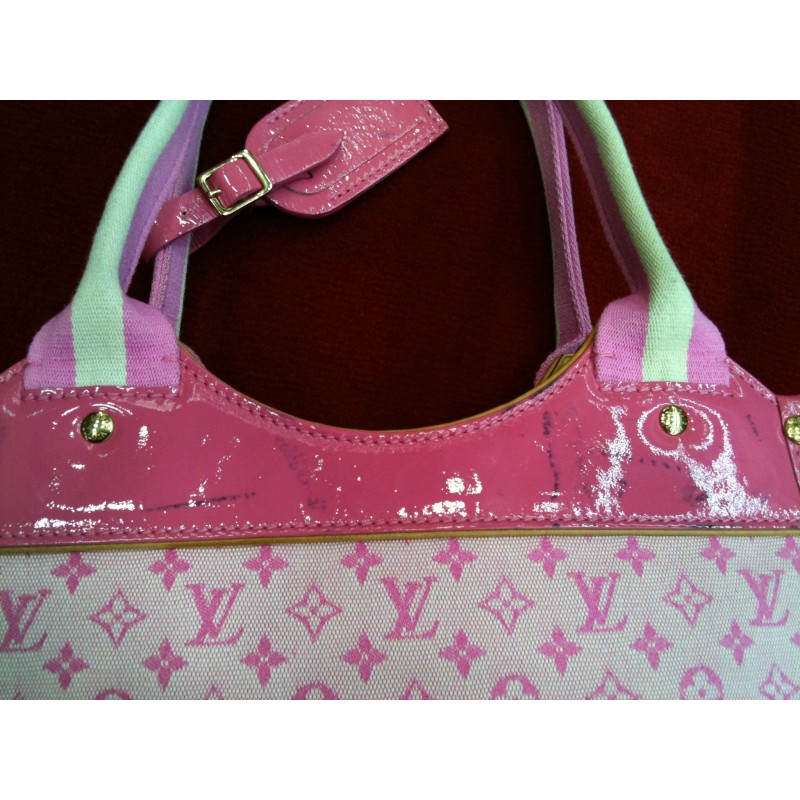 Louis Vuitton Rose Monogram Mini Lin Sac Kathleen Bag - Yoogi's Closet